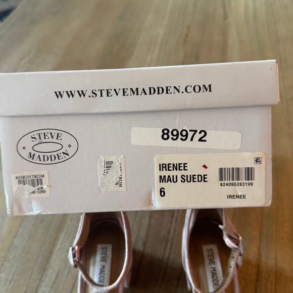 Steve Madden Irenee Mau Suede Sandal - Size 6 - Picture 2 of 7